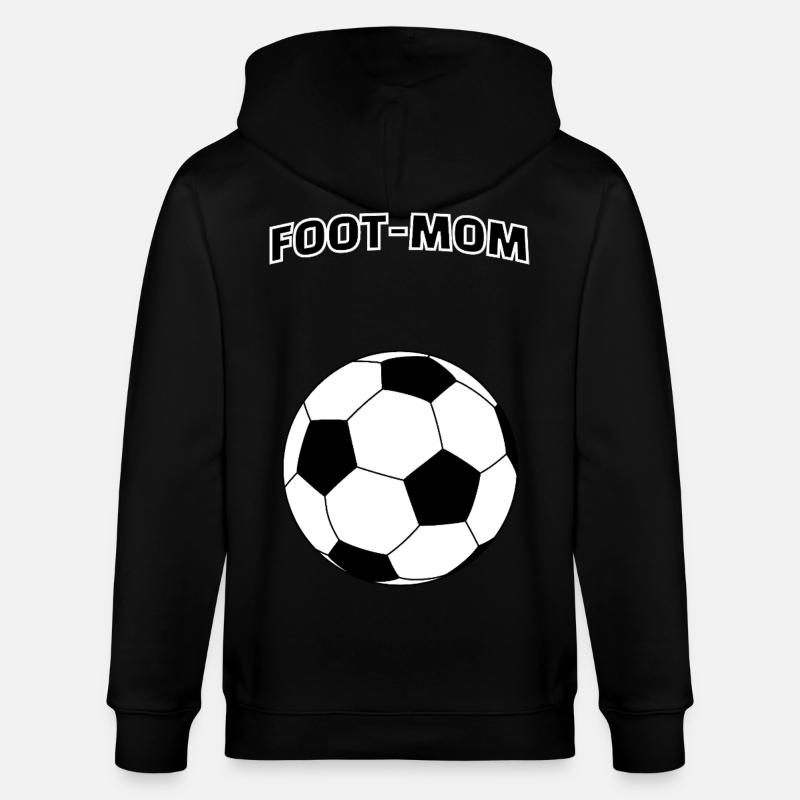 Fuß-Mama - Stanley/Stella Unisex Bio-Kapuzenjacke CULTIVATOR  - Schwarz