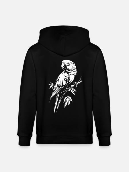 Parrot - Stanley/Stella CULTIVATOR Unisex Organic Hooded Jacket - black