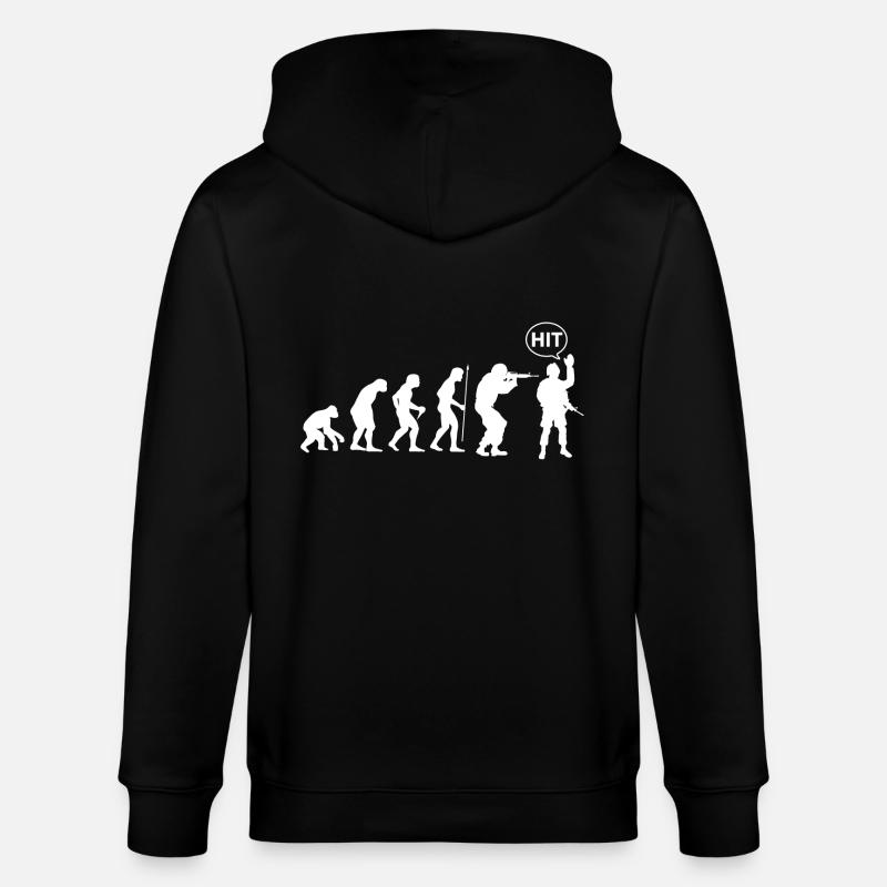 Airsoft Evolution - Stanley/Stella Unisex Bio-Kapuzenjacke CULTIVATOR  - Schwarz