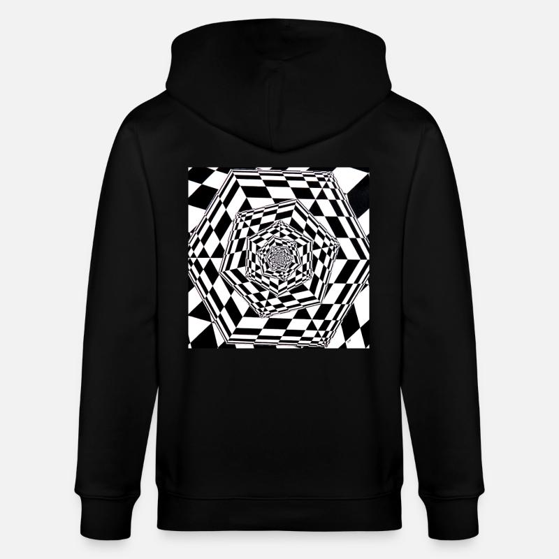 cube rentrant - Veste à capuche bio CULTIVATOR Stanley/Stella Unisexe - noir