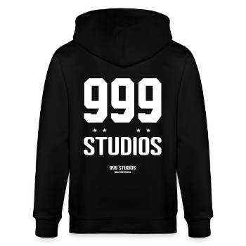 Star Boy - Stanley/Stella Unisex Bio-Kapuzenjacke CULTIVATOR  - Schwarz - Hinten - Anna (173cm)