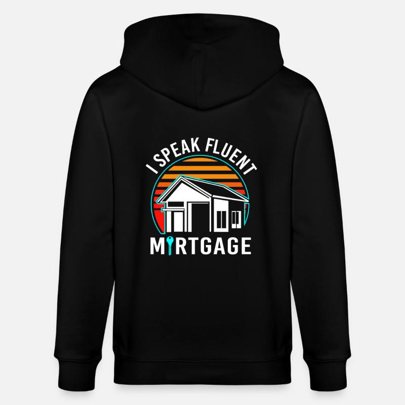 Eigentumswohnung Schulden Hypothek - Stanley/Stella Unisex Bio-Kapuzenjacke CULTIVATOR  - Schwarz