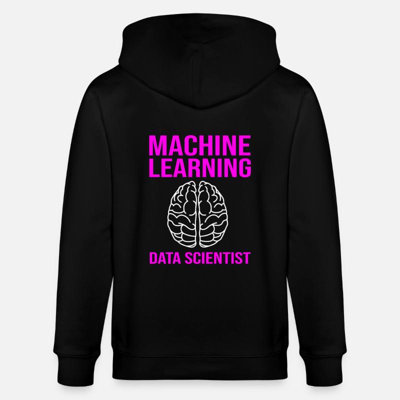 Codeur Programmeur GPT - Veste à capuche bio CULTIVATOR Stanley/Stella Unisexe - noir