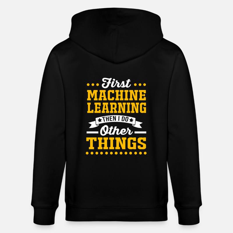 Programmeur Codeur GPT - Veste à capuche bio CULTIVATOR Stanley/Stella Unisexe - noir