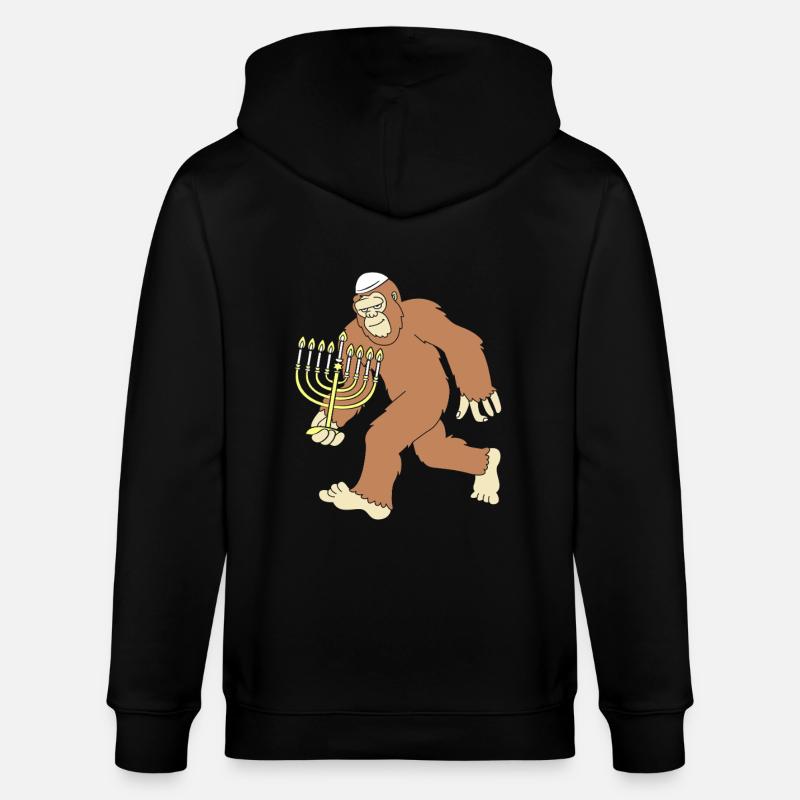 Hanoukka Hanoukka Hanoukka - Veste à capuche bio CULTIVATOR Stanley/Stella Unisexe - noir