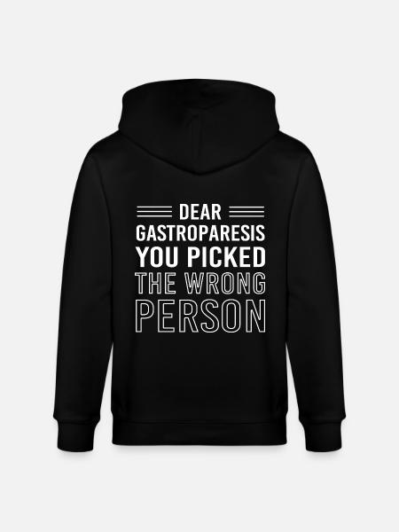 Intestinal disease Gastroparesis - Stanley/Stella CULTIVATOR Unisex Organic Hooded Jacket - black