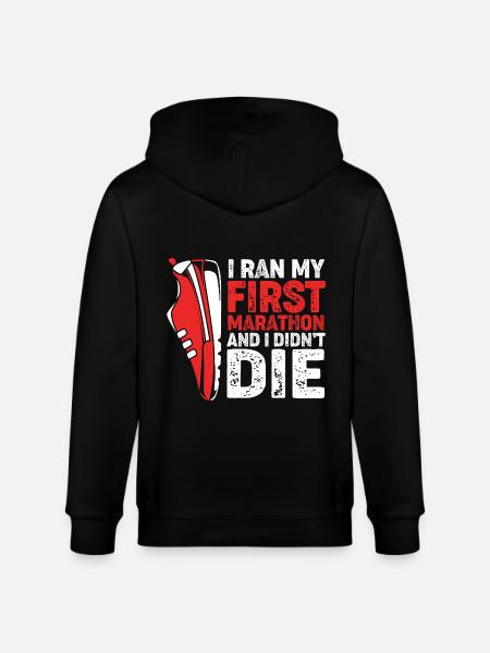 Marathon Runners Half Marathon Marathon - Stanley/Stella CULTIVATOR Unisex Organic Hooded Jacket - black