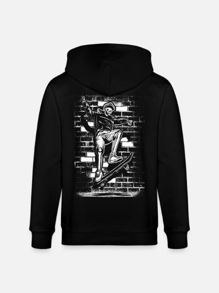 Skate | Skater | skateboard - Stanley/Stella CULTIVATOR  Unisex Organic Hooded Jacket - black