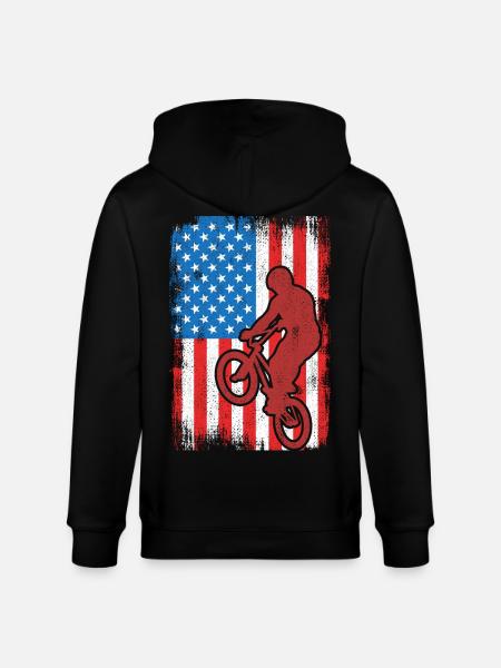 BMX USA - Stanley/Stella Unisex Bio-Kapuzenjacke CULTIVATOR  - Schwarz