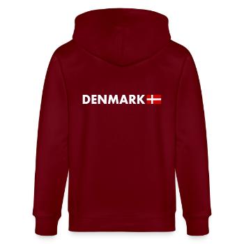 Danemark - Veste à capuche bio CULTIVATOR Stanley/Stella Unisexe - bordeaux - Dos - Anna (173cm)