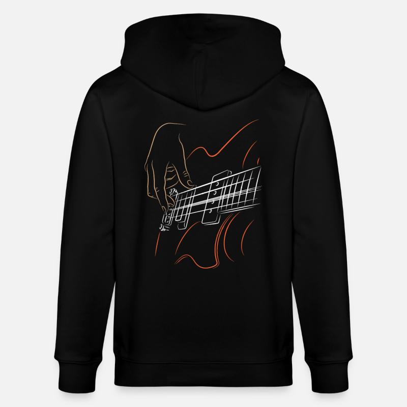 Basse - basse - Veste à capuche bio CULTIVATOR Stanley/Stella Unisexe - noir