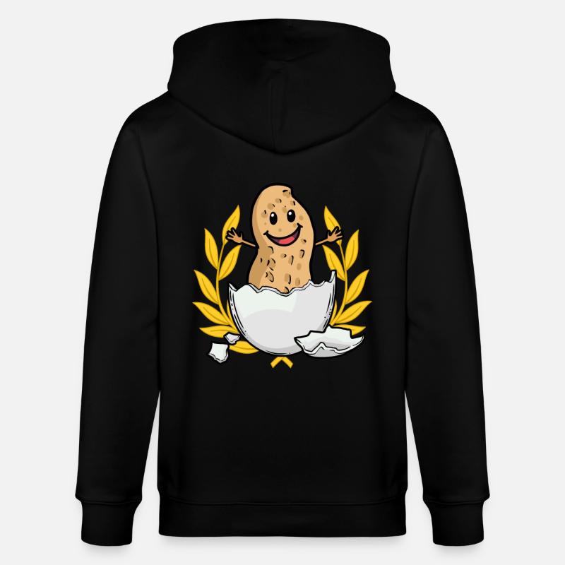 Hourra Cacahuète Naissance Naissance Parents - Veste à capuche bio CULTIVATOR Stanley/Stella Unisexe - noir