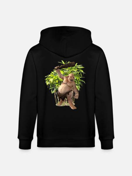 Troll - Stanley/Stella CULTIVATOR Unisex Organic Hooded Jacket - black