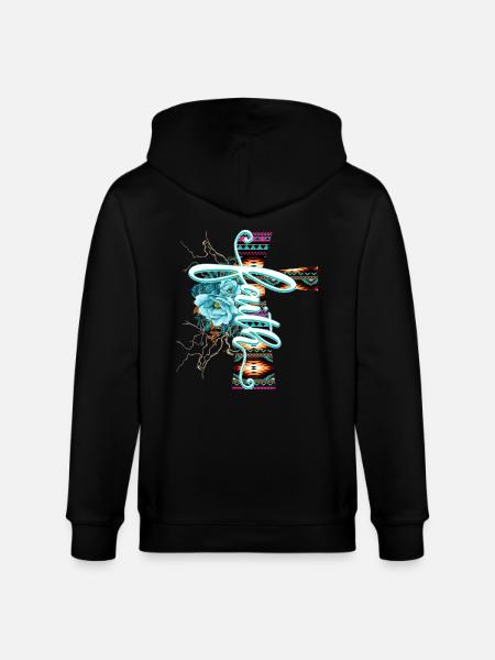 Glaube - Stanley/Stella Unisex Bio-Kapuzenjacke CULTIVATOR - Schwarz