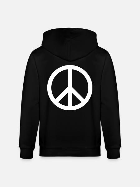 Peace - Veste à capuche bio CULTIVATOR Stanley/Stella Unisexe - noir