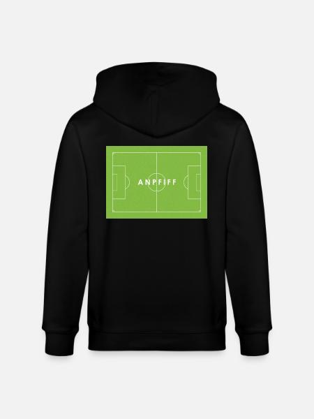 ANPFIFF - Fußballfans - Stanley/Stella Unisex Bio-Kapuzenjacke CULTIVATOR  - Schwarz