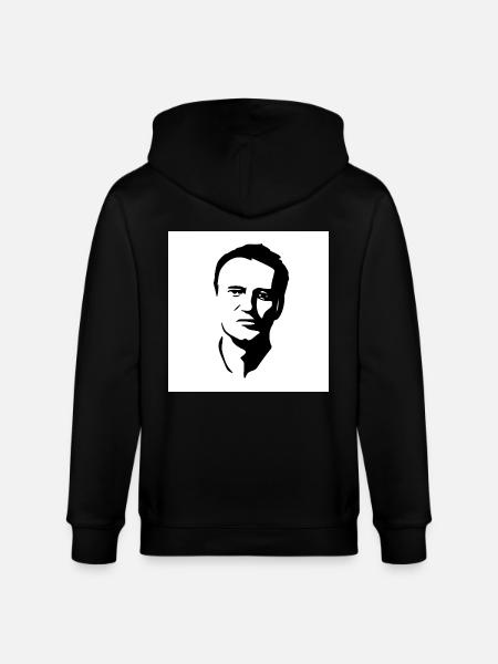 alexej nawalny - Stanley/Stella CULTIVATOR  Unisex Organic Hooded Jacket - black