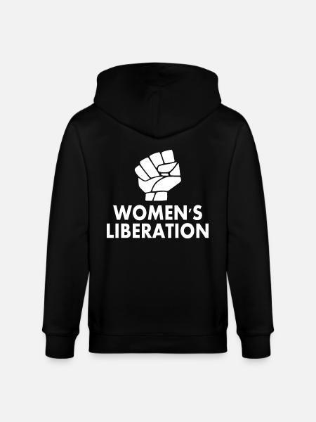 Womens liberation - Stanley/Stella CULTIVATOR  Unisex Organic Hooded Jacket - black