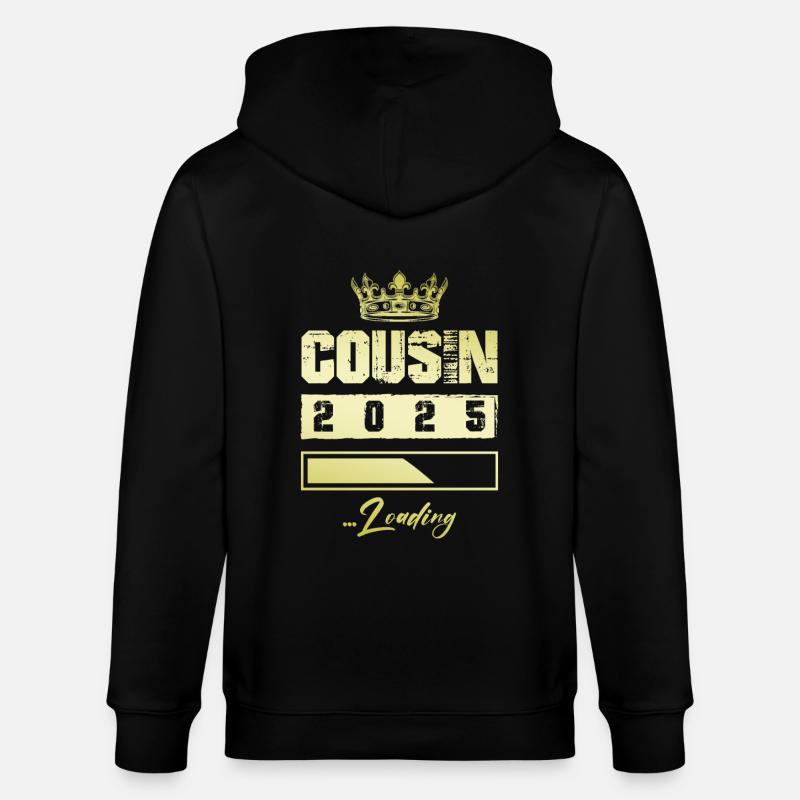 Cousin 2025 Loading - Stanley/Stella Unisex Bio-Kapuzenjacke CULTIVATOR  - Schwarz