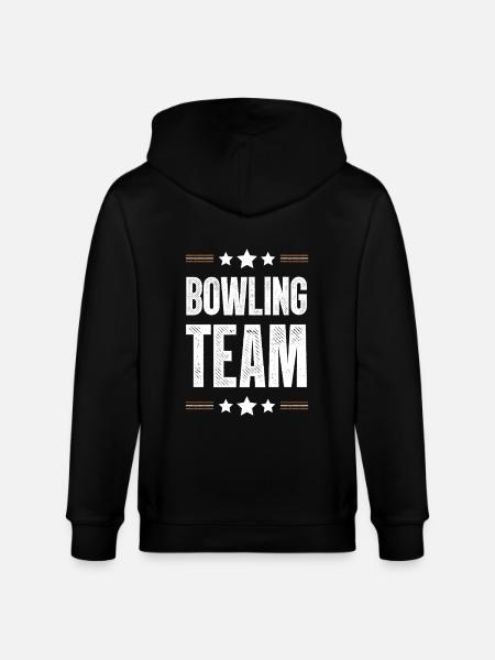 Bowling Team - Stanley/Stella CULTIVATOR Unisex Organic Hooded Jacket - black