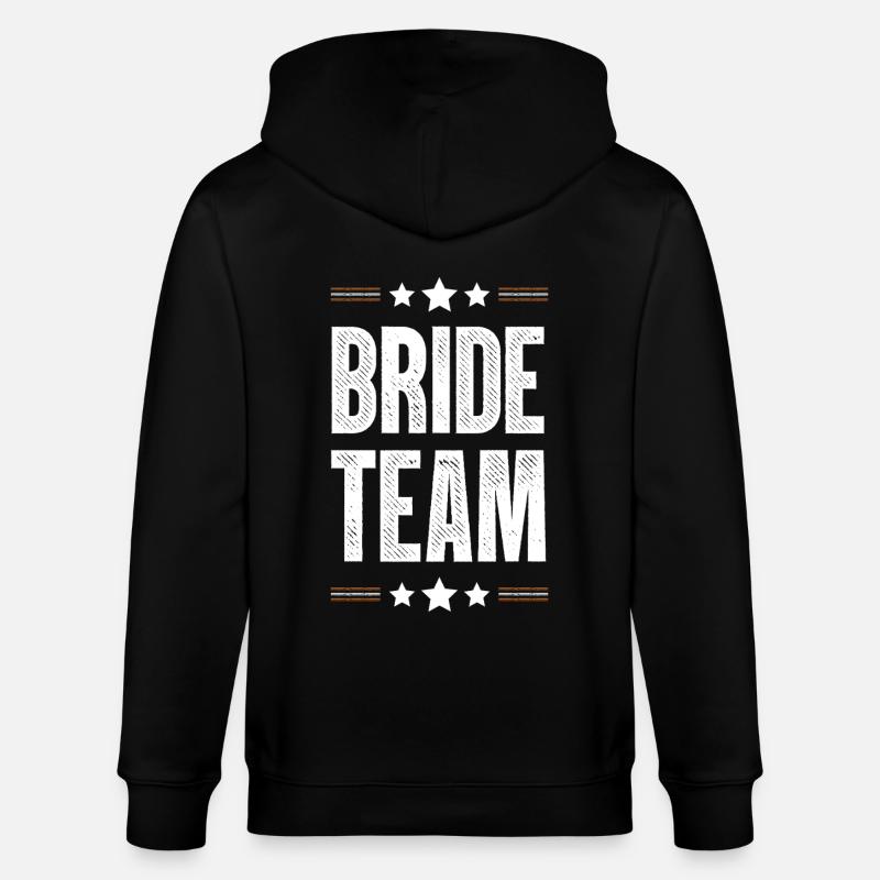 Équipe de la mariée - Veste à capuche bio CULTIVATOR Stanley/Stella Unisexe - noir