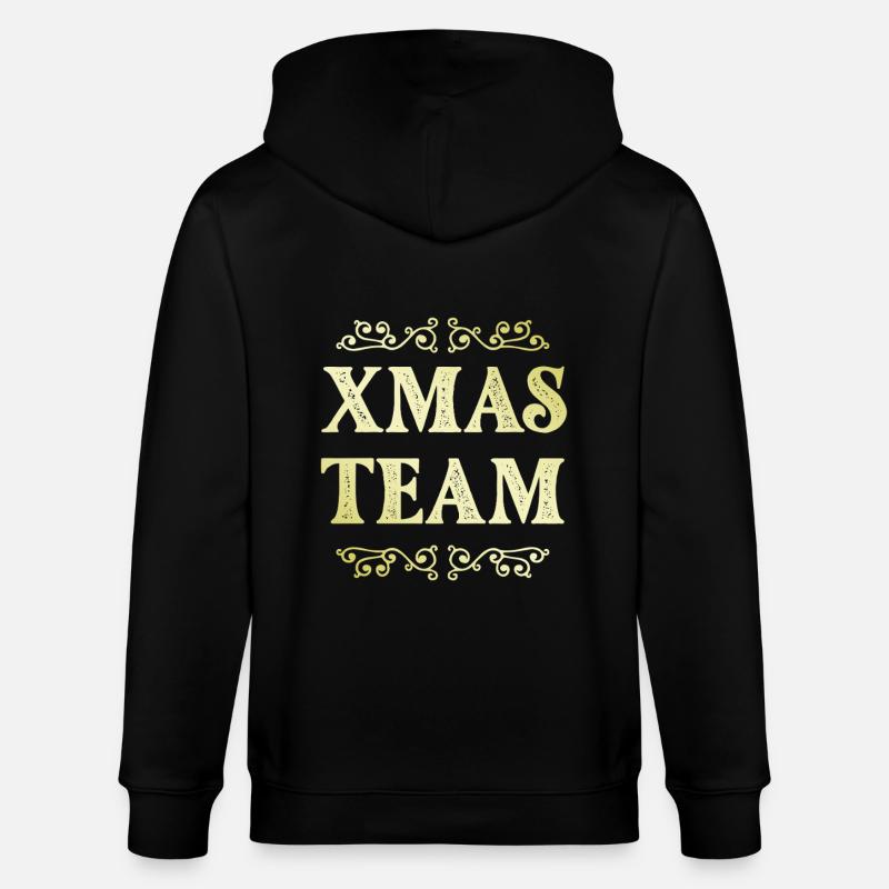 L’équipe de Noël - Veste à capuche bio CULTIVATOR Stanley/Stella Unisexe - noir