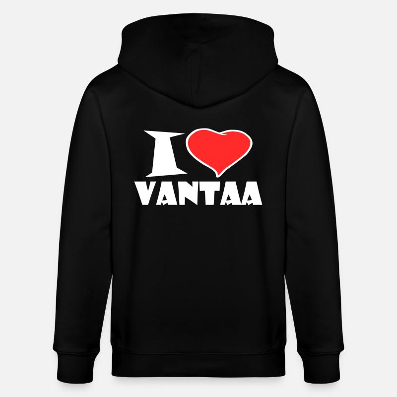 Vantaa - Stanley/Stella CULTIVATOR  Unisex Organic Hooded Jacket - black