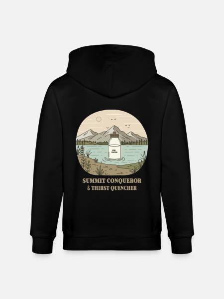Summit hikers & thirst quenchers - Stanley/Stella CULTIVATOR Unisex Organic Hooded Jacket - black