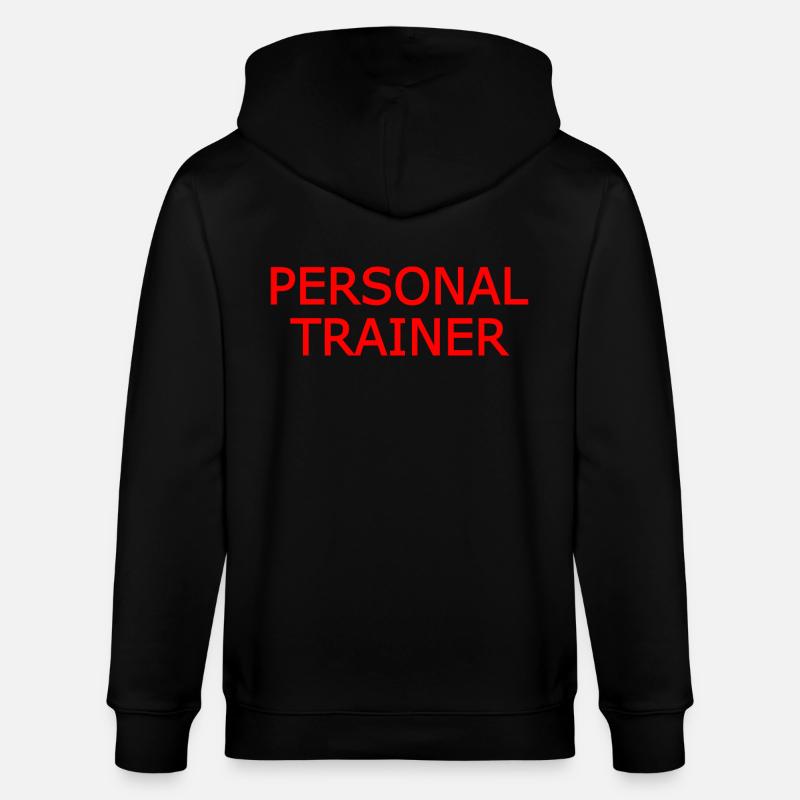 Personal trainer - Veste à capuche bio CULTIVATOR Stanley/Stella Unisexe - noir