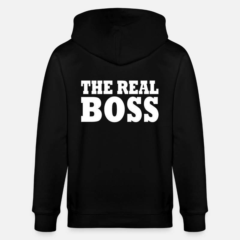 The real boss - Veste à capuche bio CULTIVATOR Stanley/Stella Unisexe - noir