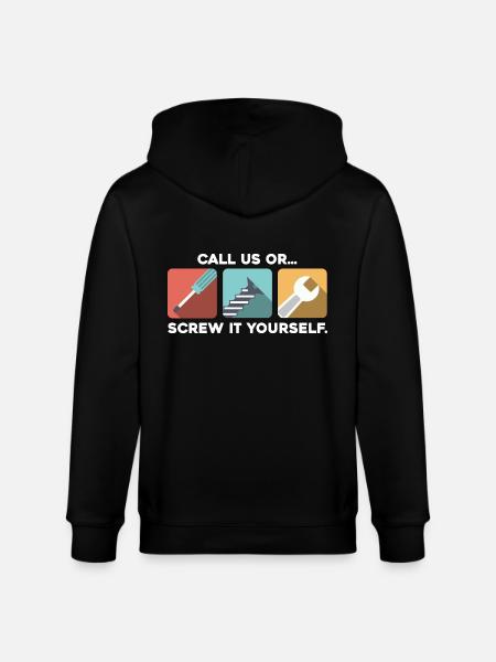 Handwerker - Stanley/Stella Unisex Bio-Kapuzenjacke CULTIVATOR  - Schwarz