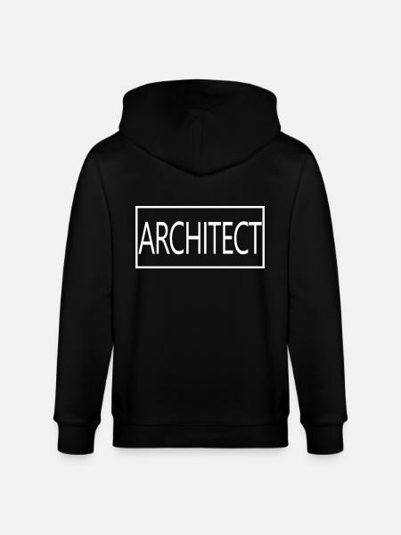 Architect Proud Graduated Architect Student - Stanley/Stella CULTIVATOR  Unisex Organic Hooded Jacket - black