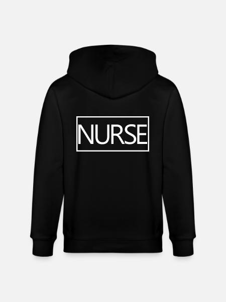 Cadeau d'étudiant diplômé en soins infirmiers fier d'infirmière - Veste à capuche bio CULTIVATOR Stanley/Stella Unisexe - noir