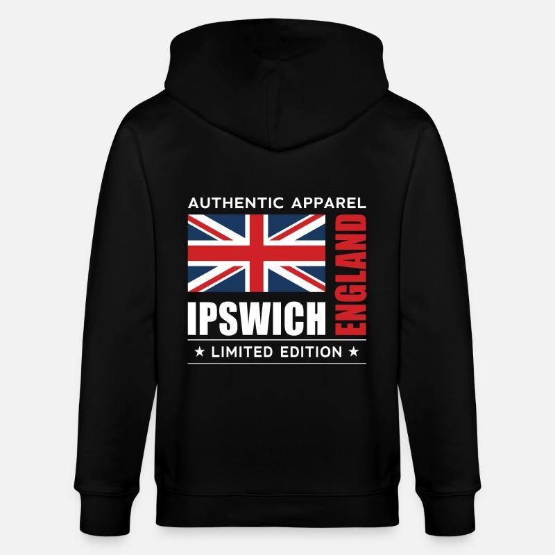 Ipswich - Stanley/Stella Unisex Bio-Kapuzenjacke CULTIVATOR  - Schwarz