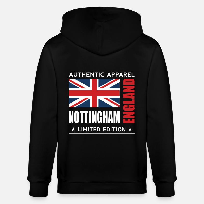 Nottingham - Stanley/Stella Unisex Bio-Kapuzenjacke CULTIVATOR - Schwarz