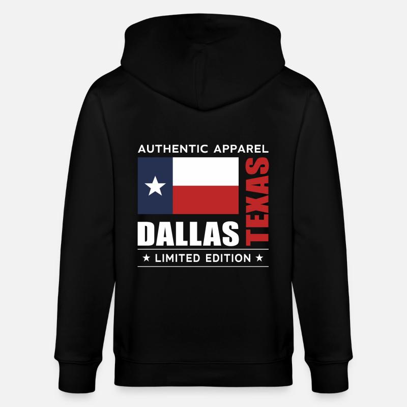 Dallas - Stanley/Stella Unisex Bio-Kapuzenjacke CULTIVATOR - Schwarz