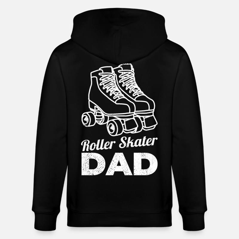 Roller Skater Vater - Stanley/Stella Unisex Bio-Kapuzenjacke CULTIVATOR  - Schwarz