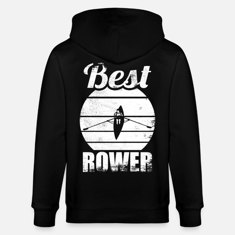 Ruderer - Stanley/Stella Unisex Bio-Kapuzenjacke CULTIVATOR  - Schwarz