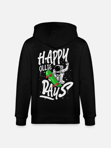 Skateboard Skate Skater - Stanley/Stella CULTIVATOR  Unisex Organic Hooded Jacket - black
