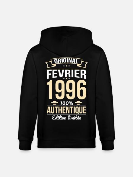 30th Anniversary - Original - February 1996 - Stanley/Stella CULTIVATOR Unisex Organic Hooded Jacket - black