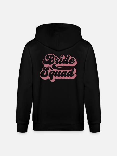 Bride Squad - Junggesellinnenabschied - Stanley/Stella Unisex Bio-Kapuzenjacke CULTIVATOR - Schwarz