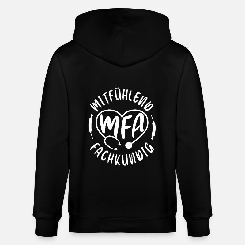 Physician Assistant Compassionate MFA - Stanley/Stella CULTIVATOR  Unisex Organic Hooded Jacket - black