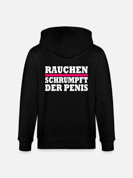 rauchen schrumpft der penis - Stanley/Stella Unisex Bio-Kapuzenjacke CULTIVATOR  - Schwarz