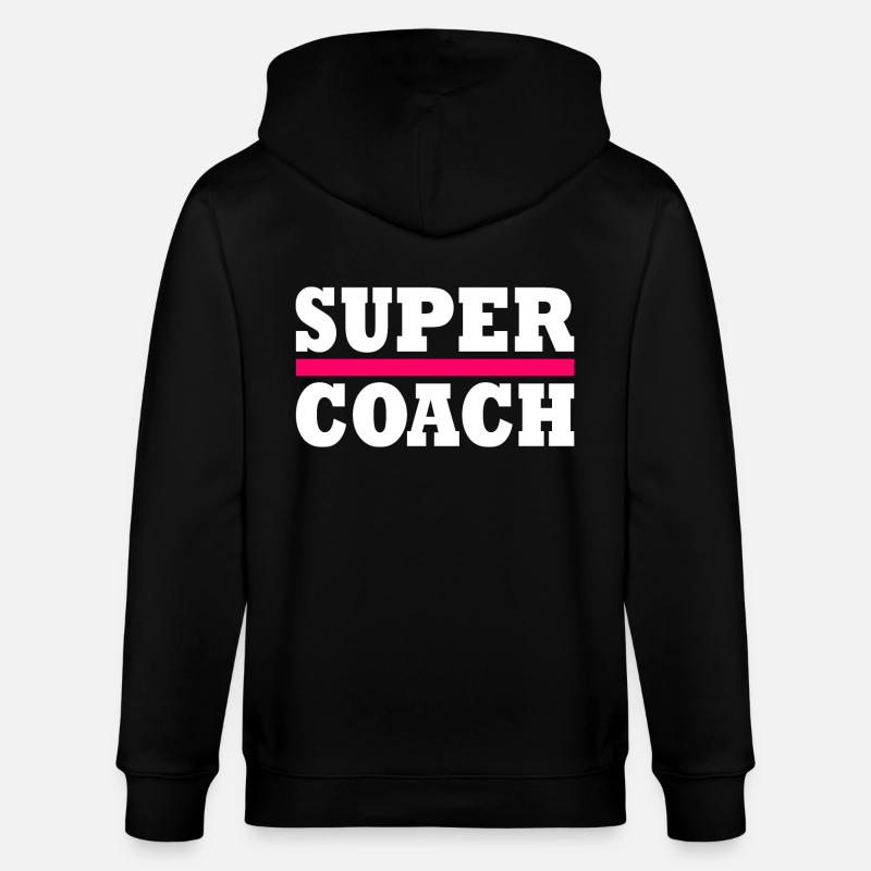 coach - Veste à capuche bio CULTIVATOR Stanley/Stella Unisexe - noir