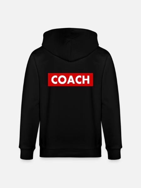 Coach - Stanley/Stella CULTIVATOR  Unisex Organic Hooded Jacket - black
