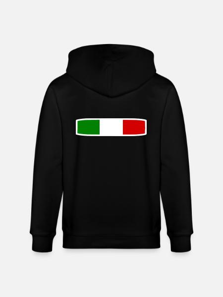 Italy - Stanley/Stella CULTIVATOR  Unisex Organic Hooded Jacket - black