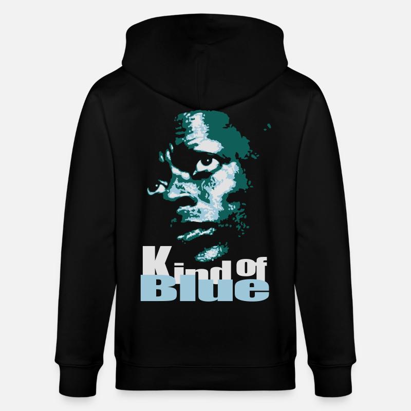 Blauer Jazz Flex - Stanley/Stella Unisex Bio-Kapuzenjacke CULTIVATOR  - Schwarz