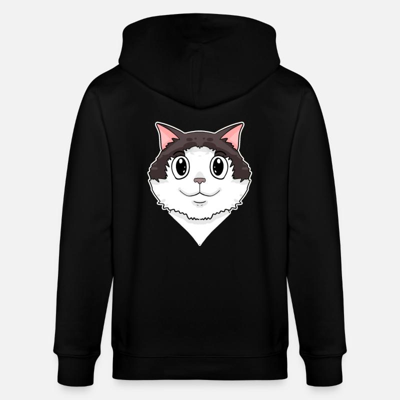 Chat Ragdoll - Veste à capuche bio CULTIVATOR Stanley/Stella Unisexe - noir