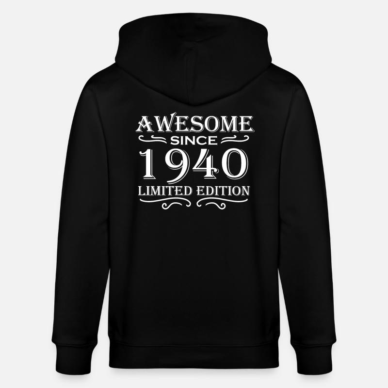 1940 - Veste à capuche bio CULTIVATOR Stanley/Stella Unisexe - noir