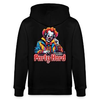 Party Hard - Stanley/Stella Unisex Bio-Kapuzenjacke CULTIVATOR  - Schwarz - Hinten - Anna (173cm)